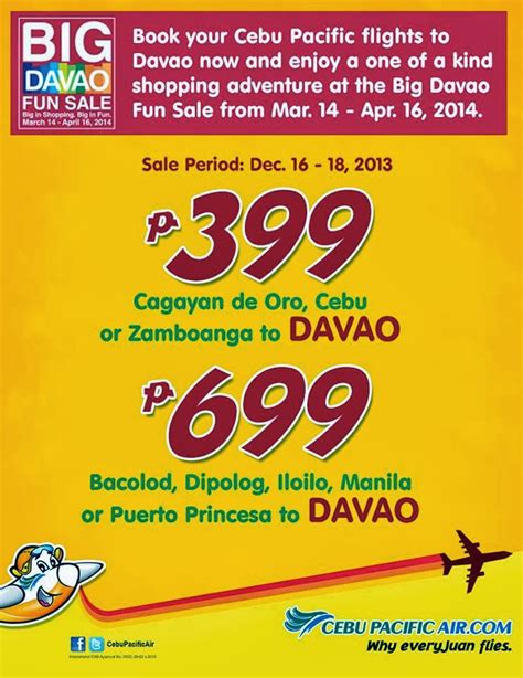 promo ticket davao to cebu|P1,329 .